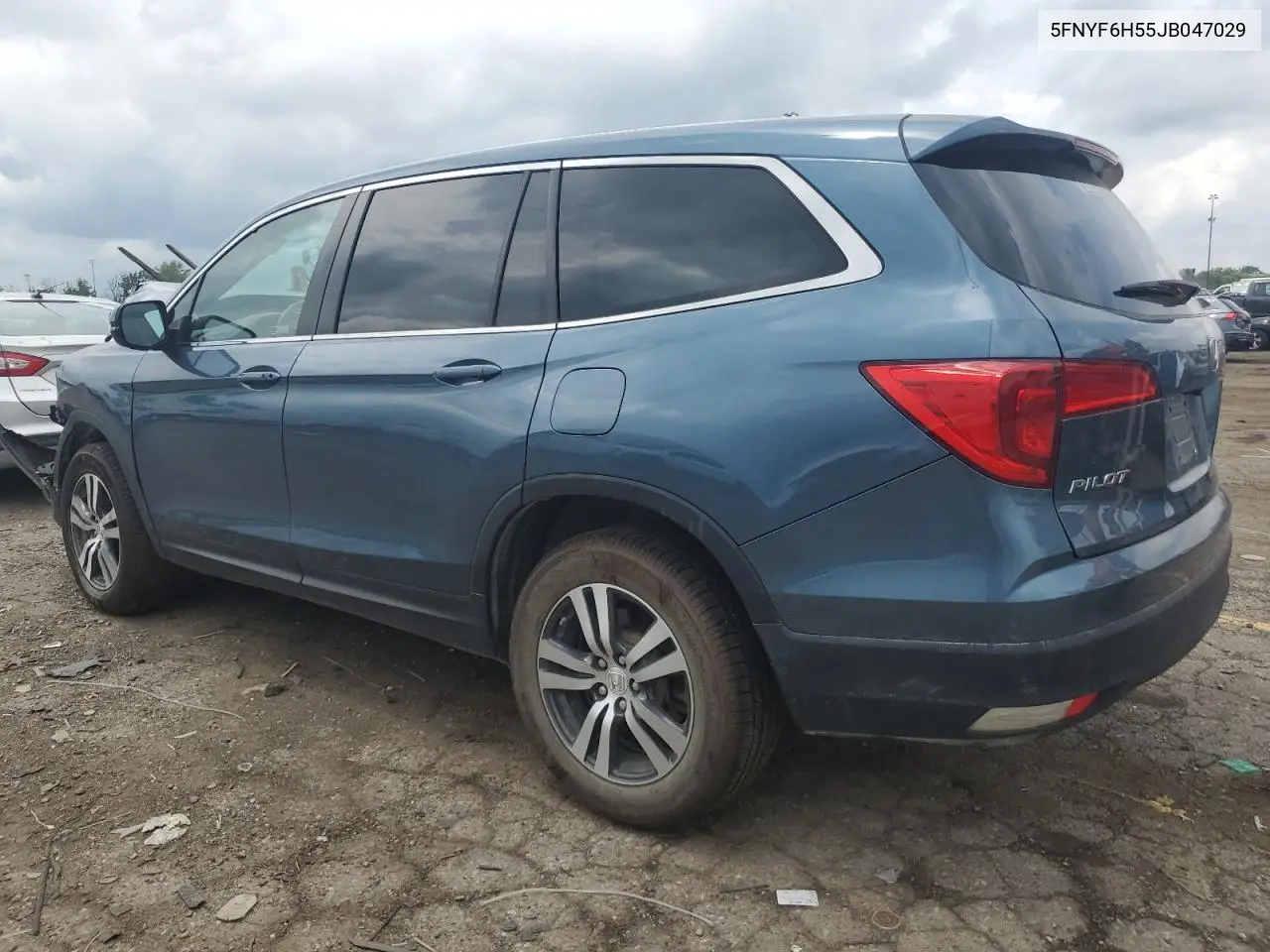 2018 Honda Pilot Exl VIN: 5FNYF6H55JB047029 Lot: 62606235