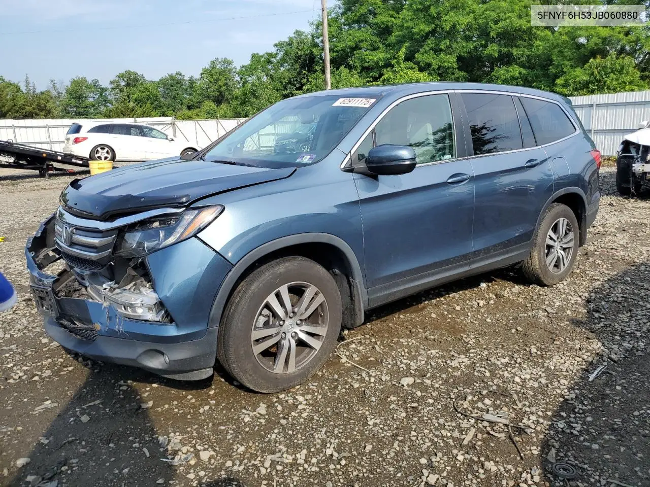 2018 Honda Pilot Exl VIN: 5FNYF6H53JB060880 Lot: 62911175