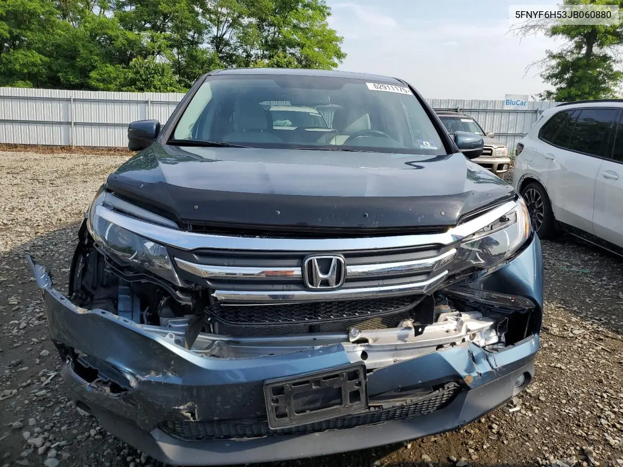 2018 Honda Pilot Exl VIN: 5FNYF6H53JB060880 Lot: 62911175