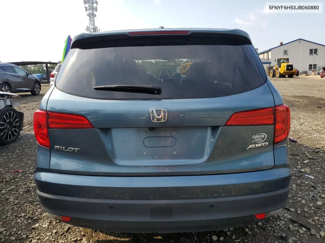 2018 Honda Pilot Exl VIN: 5FNYF6H53JB060880 Lot: 62911175