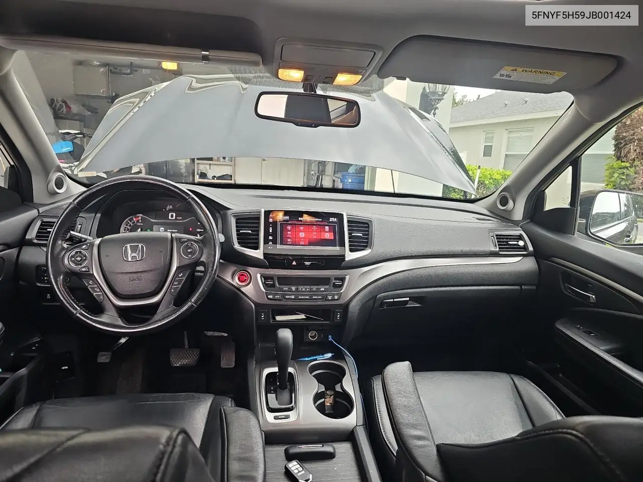 2018 Honda Pilot Exl VIN: 5FNYF5H59JB001424 Lot: 63143615