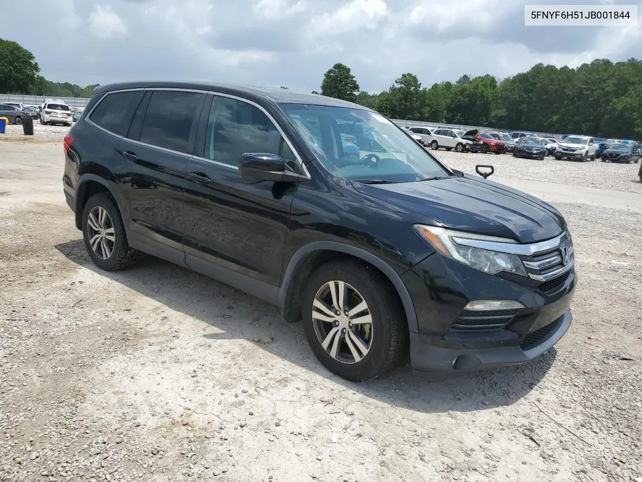 2018 Honda Pilot Exl VIN: 5FNYF6H51JB001844 Lot: 63174995