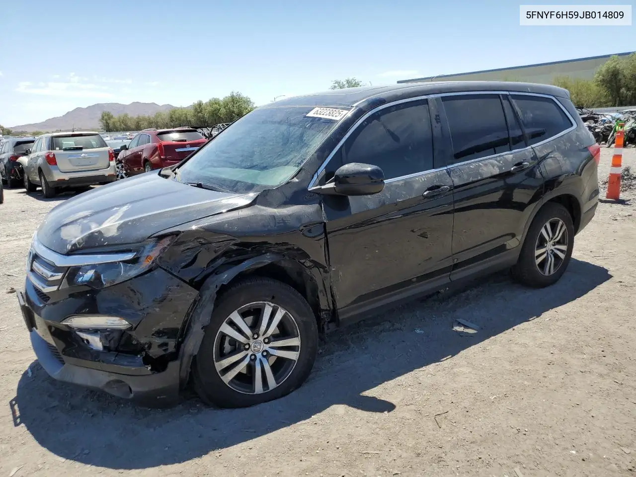 2018 Honda Pilot Exl VIN: 5FNYF6H59JB014809 Lot: 63223825