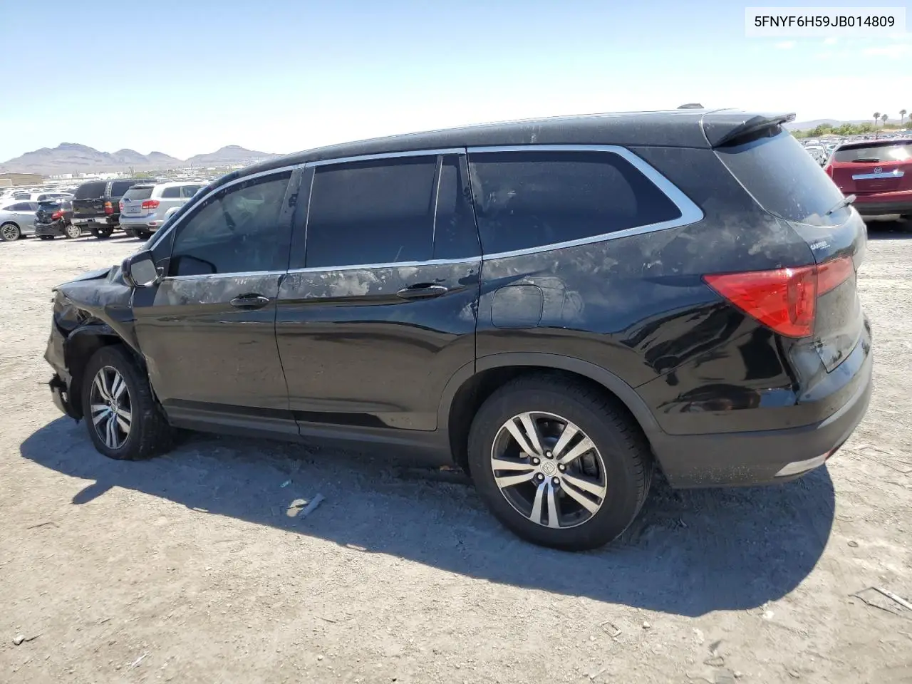 2018 Honda Pilot Exl VIN: 5FNYF6H59JB014809 Lot: 63223825