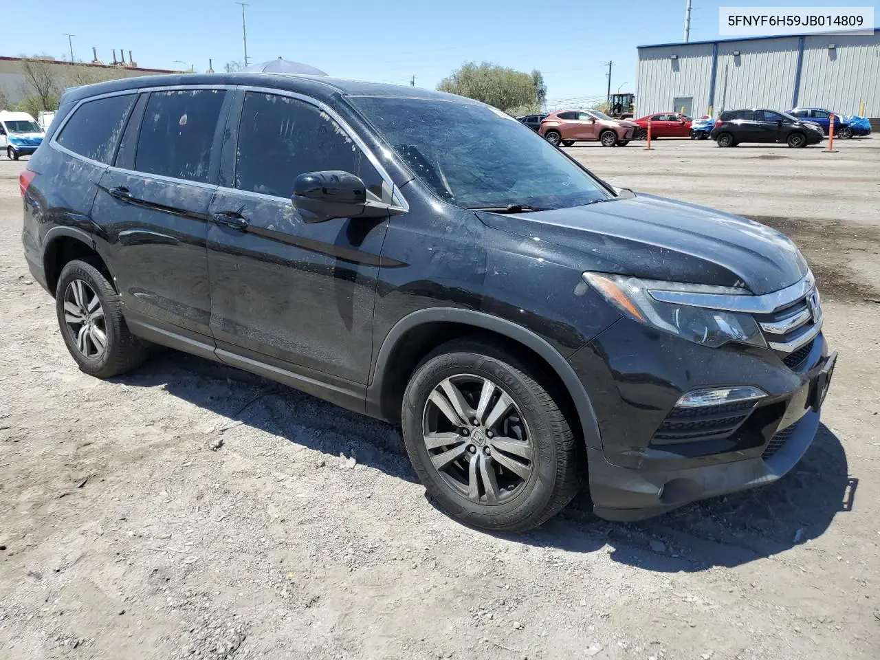 2018 Honda Pilot Exl VIN: 5FNYF6H59JB014809 Lot: 63223825