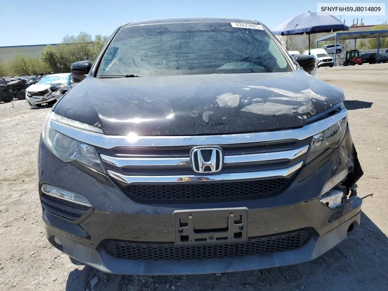 2018 Honda Pilot Exl VIN: 5FNYF6H59JB014809 Lot: 63223825