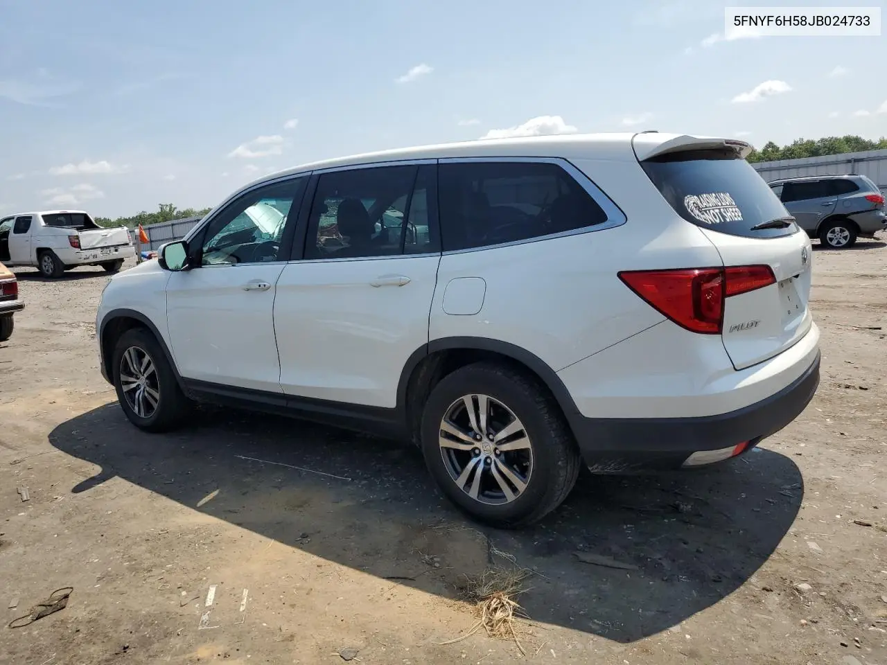 2018 Honda Pilot Exl VIN: 5FNYF6H58JB024733 Lot: 63271575