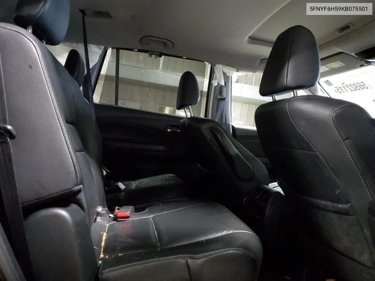 2019 Honda Pilot Exl VIN: 5FNYF6H59KB075501 Lot: 56922115