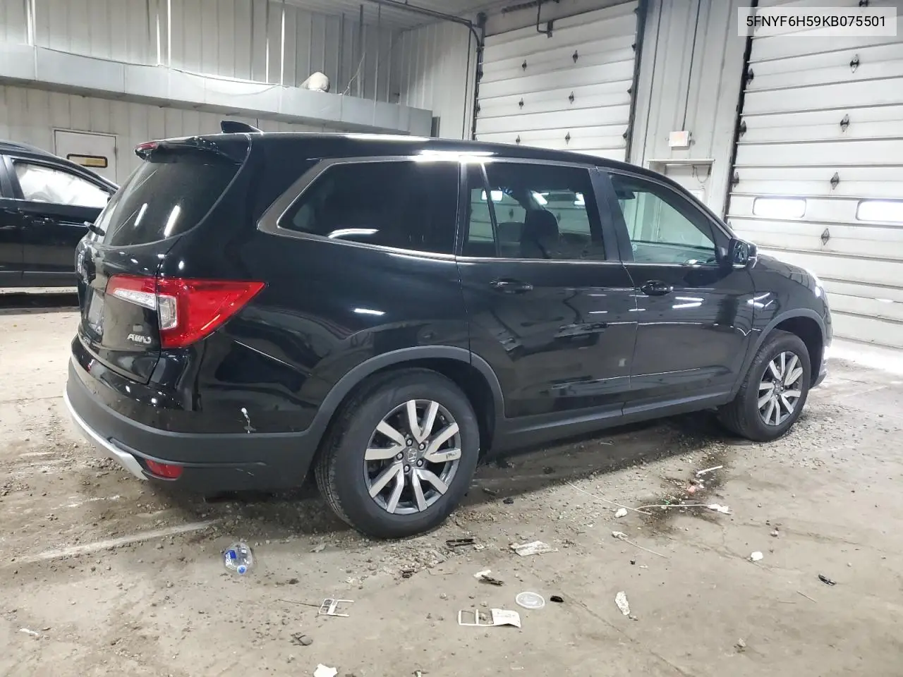 2019 Honda Pilot Exl VIN: 5FNYF6H59KB075501 Lot: 56922115