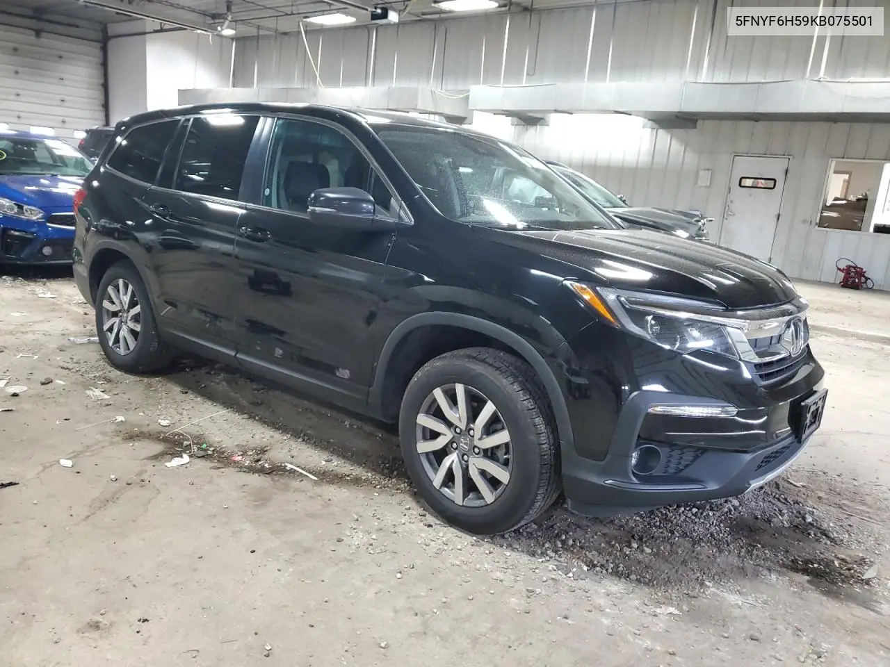 2019 Honda Pilot Exl VIN: 5FNYF6H59KB075501 Lot: 56922115