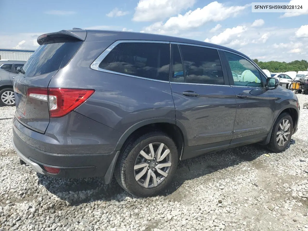 2019 Honda Pilot Exl VIN: 5FNYF5H59KB028124 Lot: 57065075