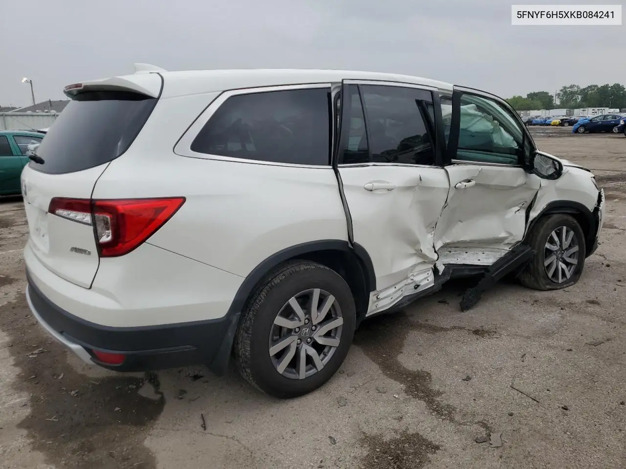 2019 Honda Pilot Exl VIN: 5FNYF6H5XKB084241 Lot: 58794175
