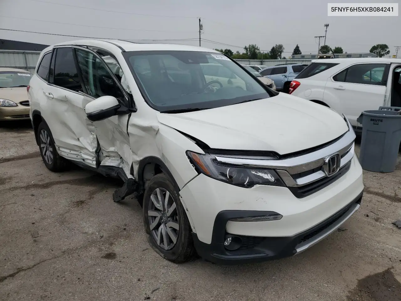 2019 Honda Pilot Exl VIN: 5FNYF6H5XKB084241 Lot: 58794175