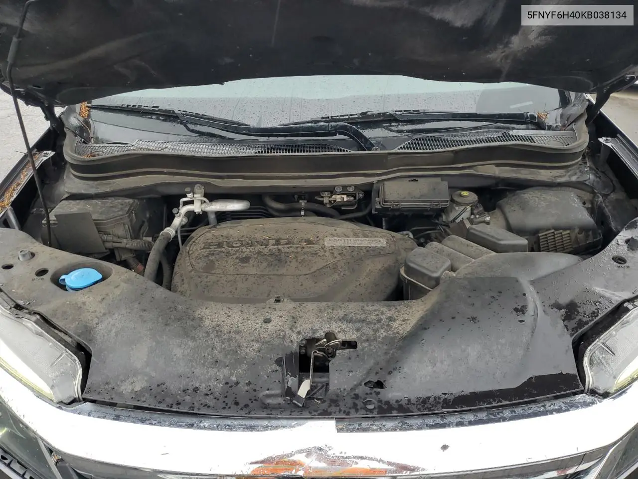 2019 Honda Pilot Exl VIN: 5FNYF6H40KB038134 Lot: 61194745
