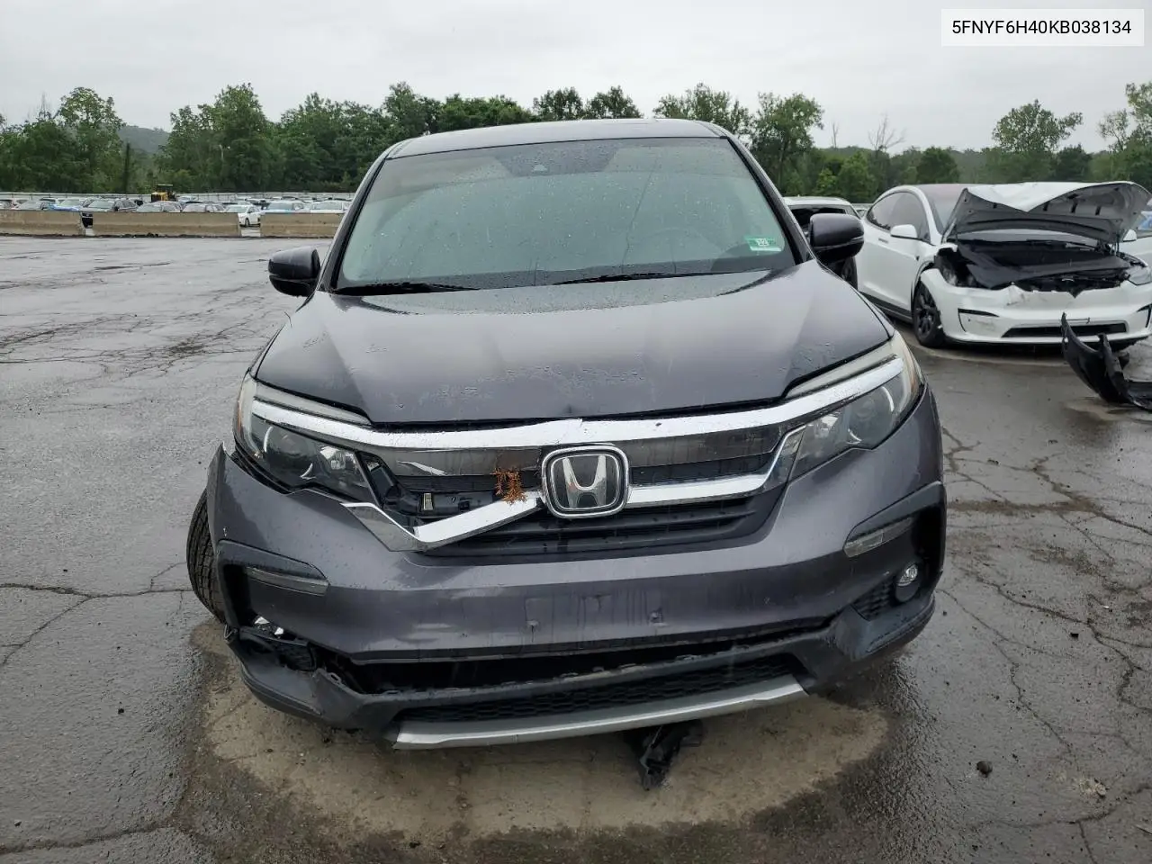2019 Honda Pilot Exl VIN: 5FNYF6H40KB038134 Lot: 61194745