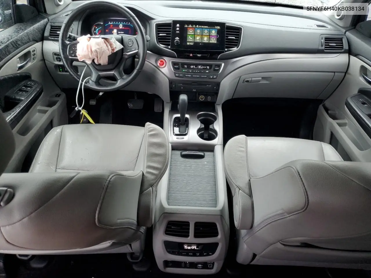 2019 Honda Pilot Exl VIN: 5FNYF6H40KB038134 Lot: 61194745