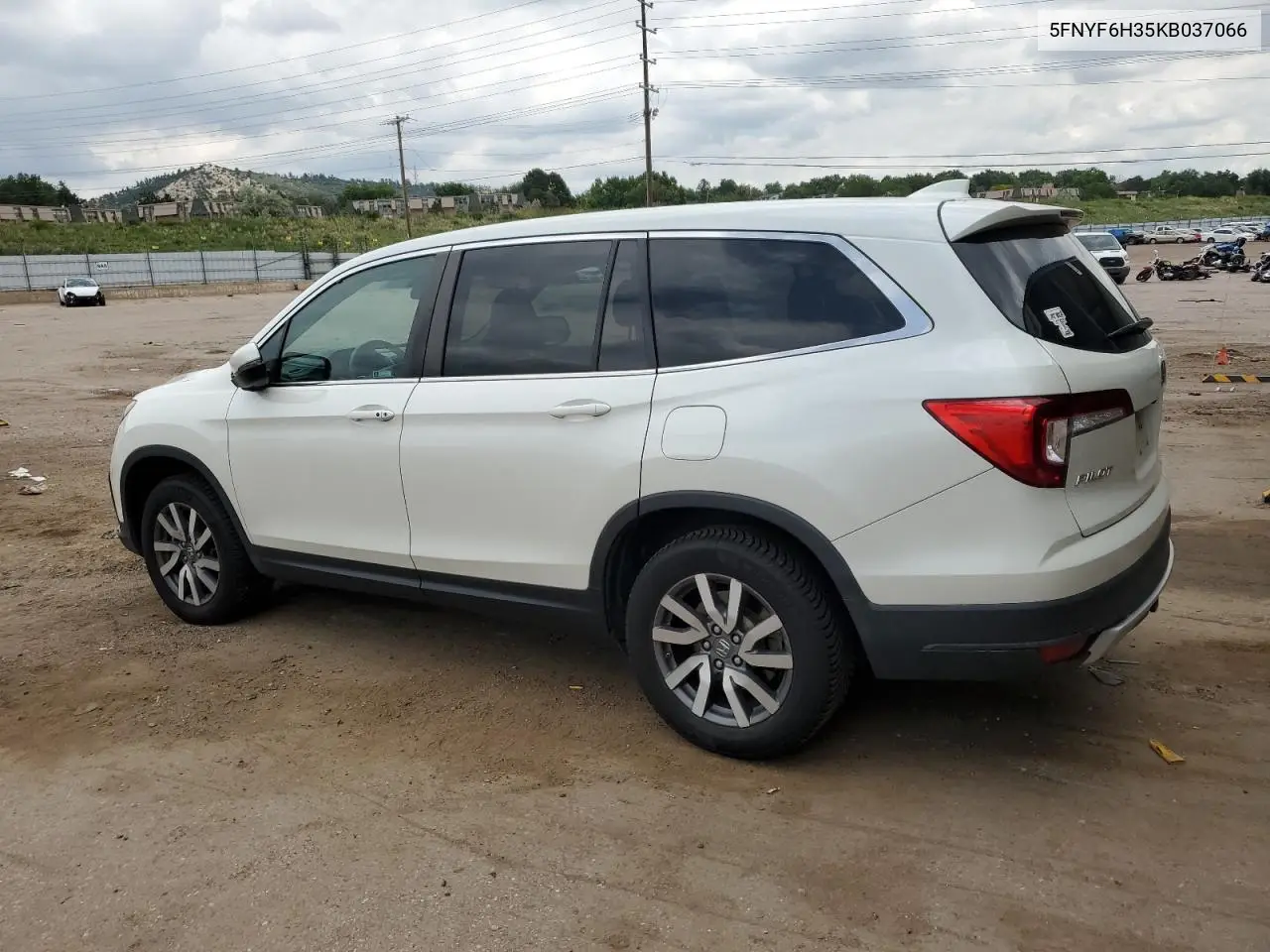 2019 Honda Pilot Ex VIN: 5FNYF6H35KB037066 Lot: 62820685