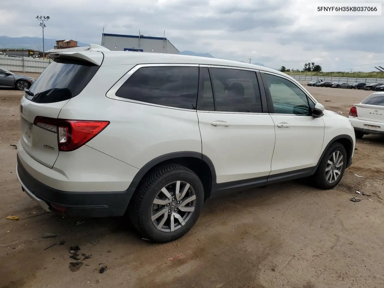 2019 Honda Pilot Ex VIN: 5FNYF6H35KB037066 Lot: 62820685