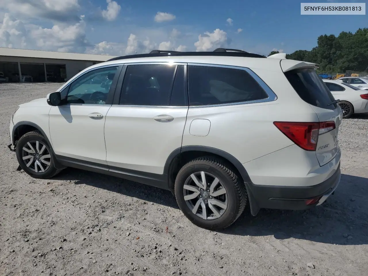 2019 Honda Pilot Exl VIN: 5FNYF6H53KB081813 Lot: 62946135