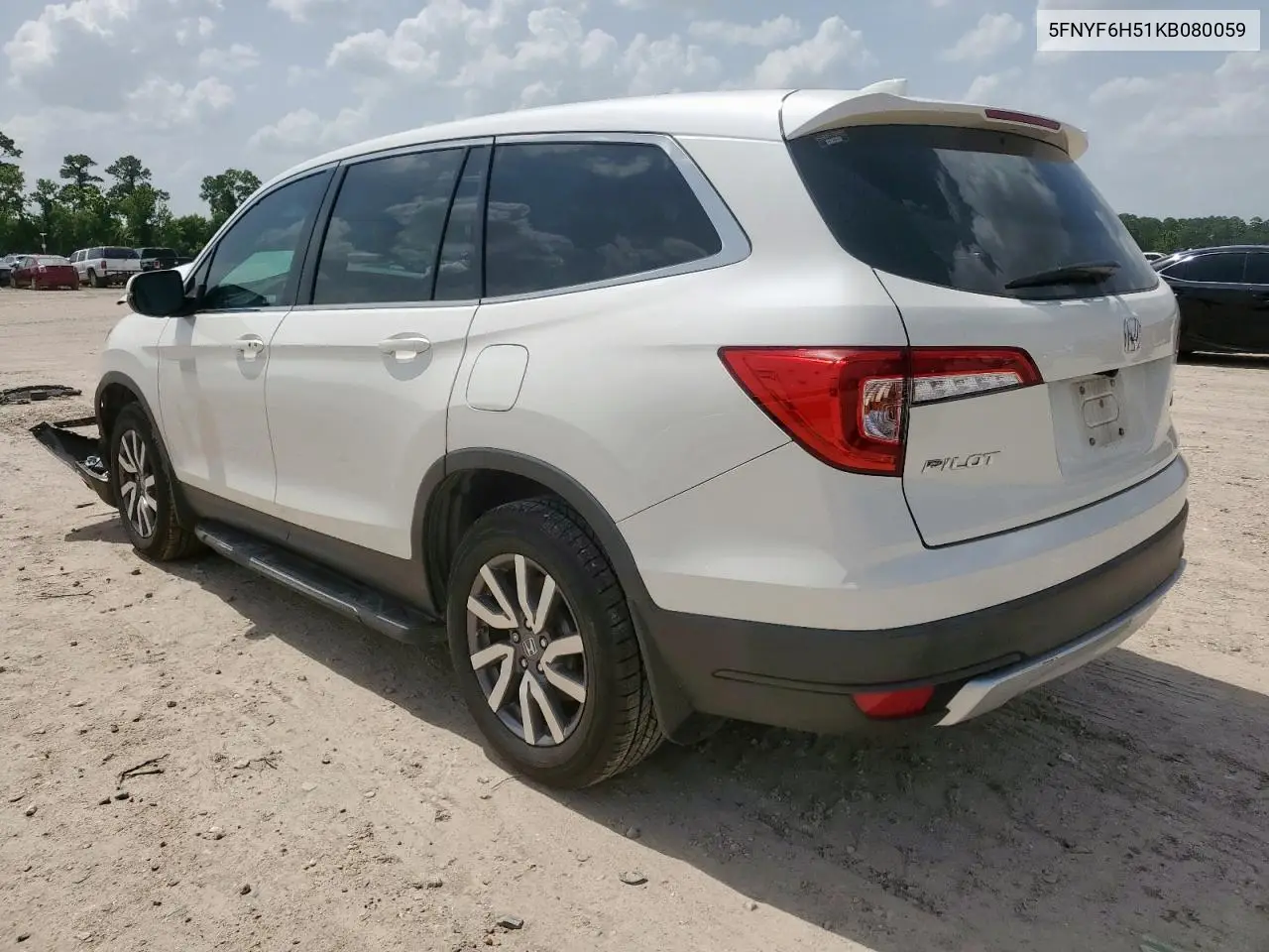 2019 Honda Pilot Exl VIN: 5FNYF6H51KB080059 Lot: 63414655