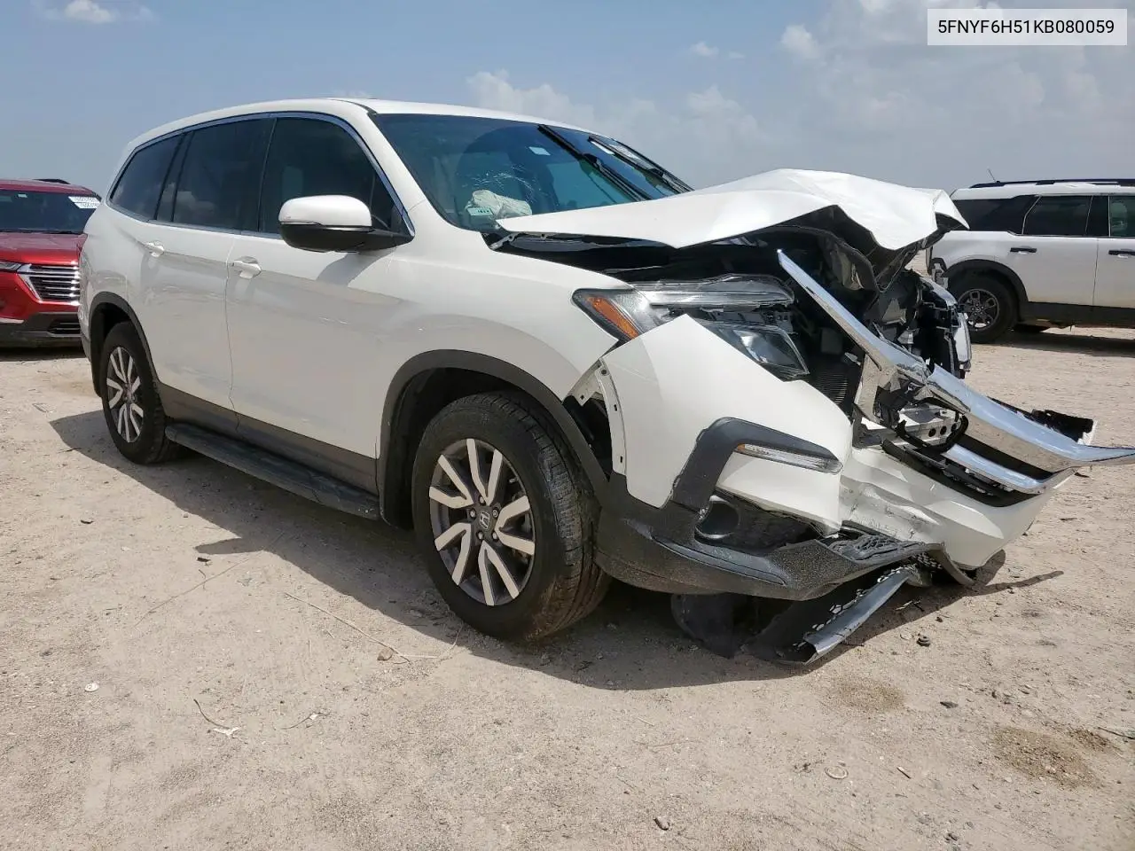 2019 Honda Pilot Exl VIN: 5FNYF6H51KB080059 Lot: 63414655
