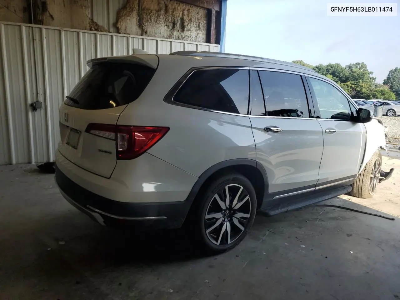 2020 Honda Pilot Touring VIN: 5FNYF5H63LB011474 Lot: 62547135
