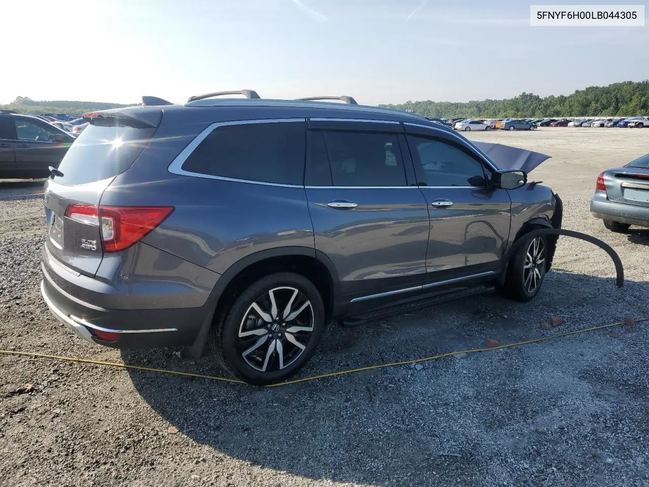 2020 Honda Pilot Elite VIN: 5FNYF6H00LB044305 Lot: 62680805