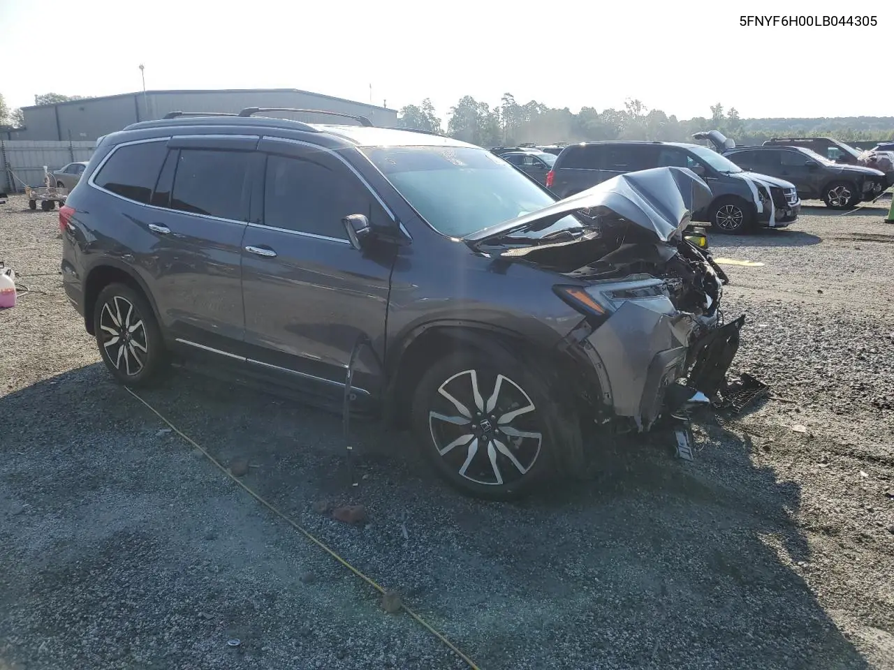 2020 Honda Pilot Elite VIN: 5FNYF6H00LB044305 Lot: 62680805