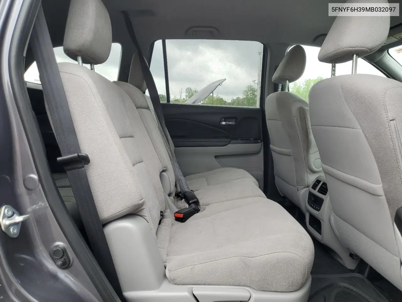 2021 Honda Pilot Ex VIN: 5FNYF6H39MB032097 Lot: 55502465