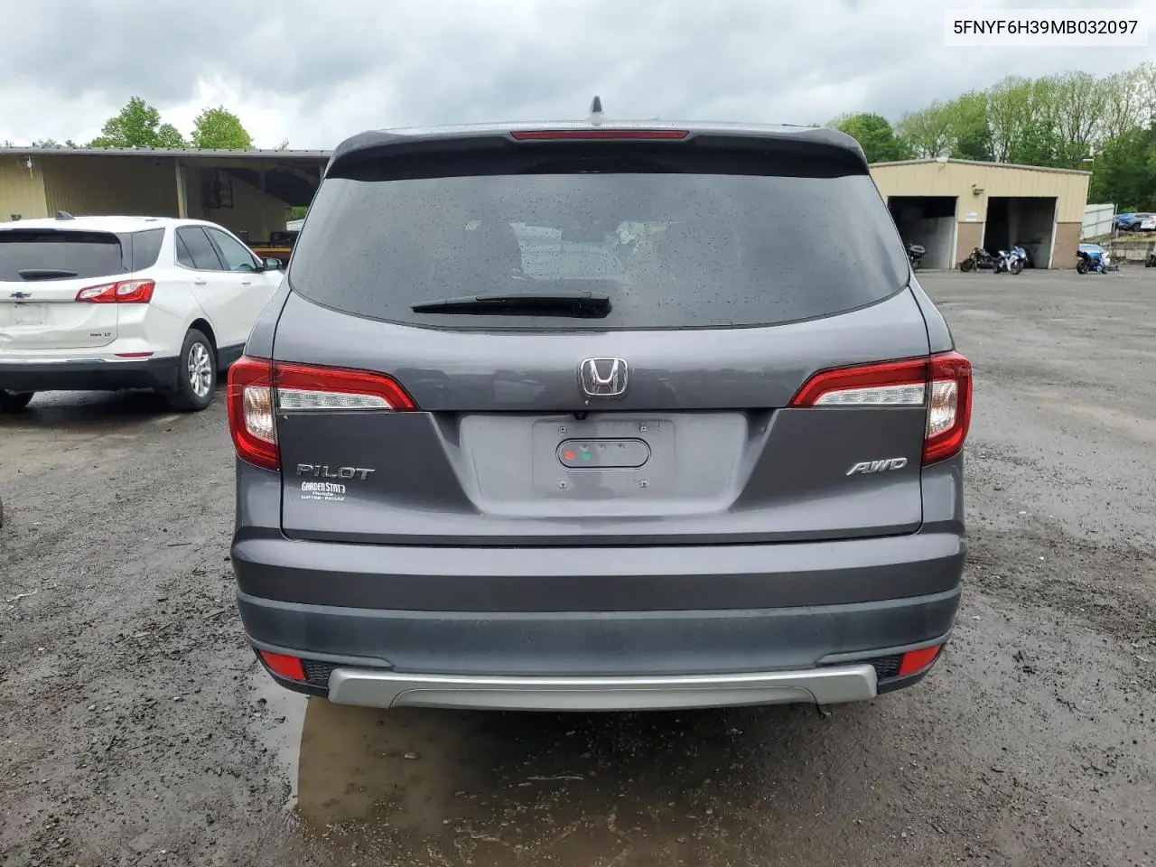 2021 Honda Pilot Ex VIN: 5FNYF6H39MB032097 Lot: 55502465