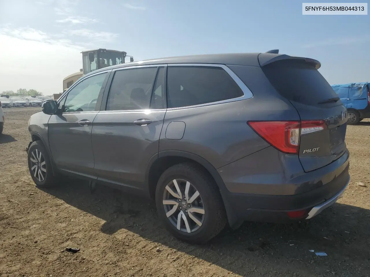 2021 Honda Pilot Exl VIN: 5FNYF6H53MB044313 Lot: 56820015
