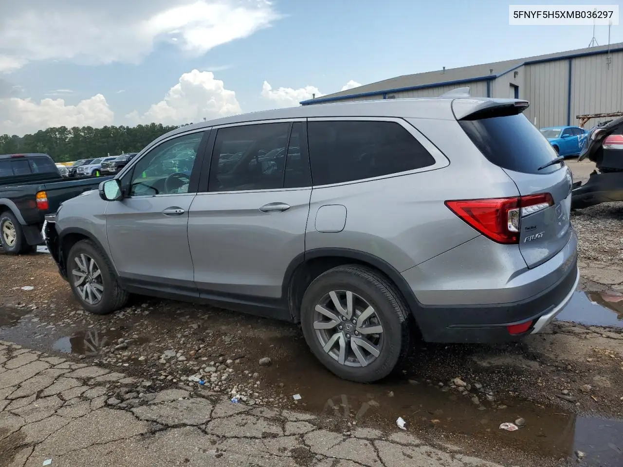 2021 Honda Pilot Exl VIN: 5FNYF5H5XMB036297 Lot: 62757295