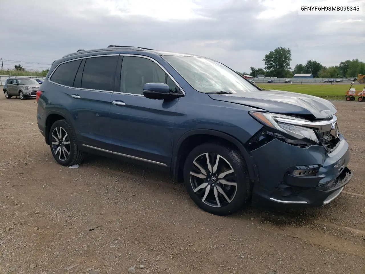 2021 Honda Pilot Touring VIN: 5FNYF6H93MB095345 Lot: 63045805