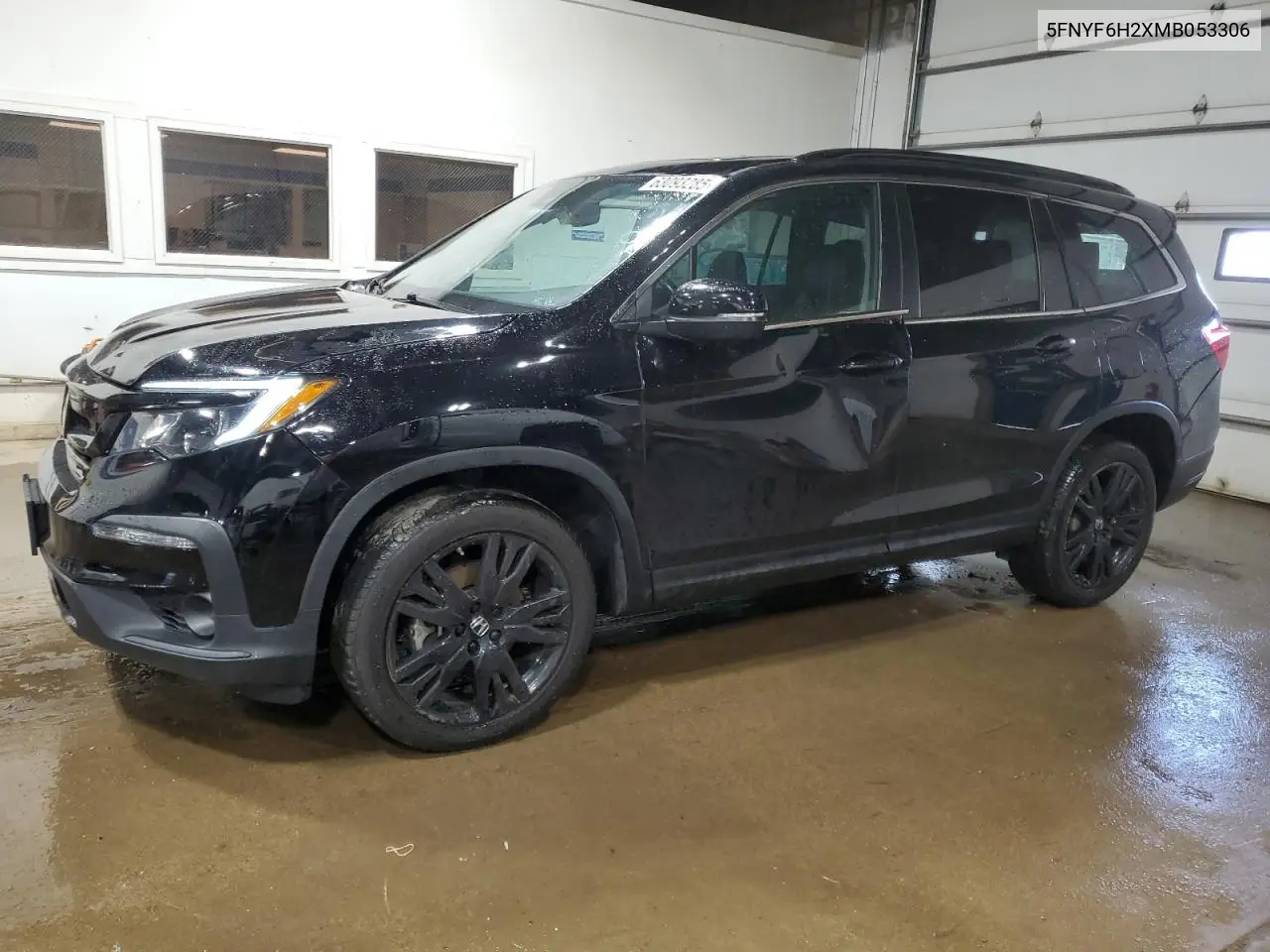 2021 Honda Pilot Se VIN: 5FNYF6H2XMB053306 Lot: 63093285