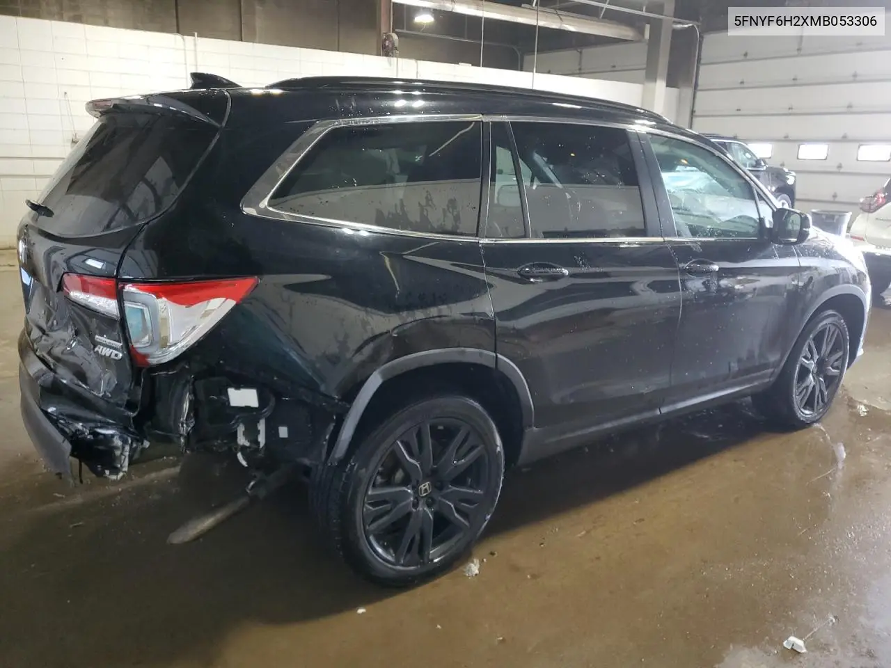 2021 Honda Pilot Se VIN: 5FNYF6H2XMB053306 Lot: 63093285