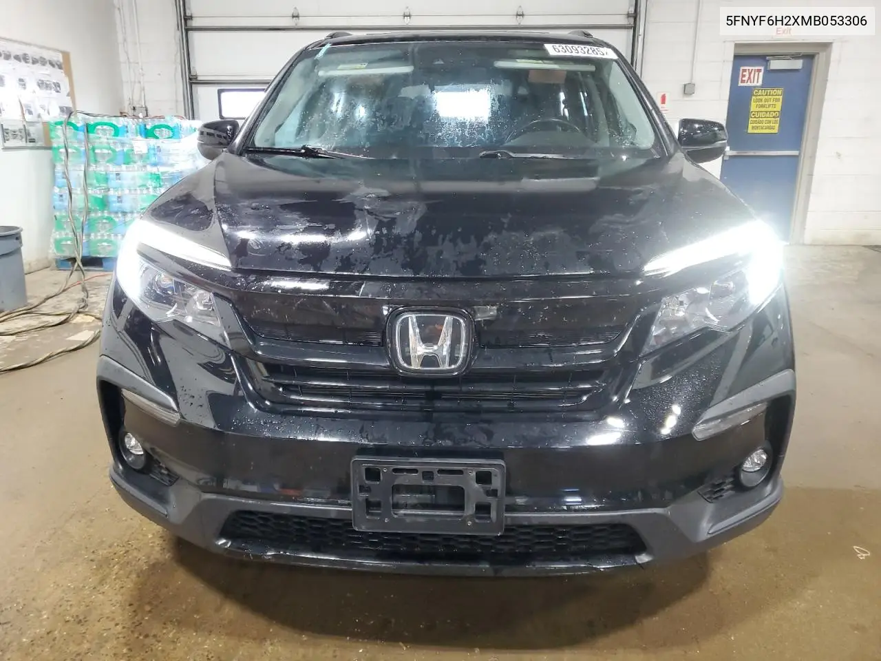 2021 Honda Pilot Se VIN: 5FNYF6H2XMB053306 Lot: 63093285