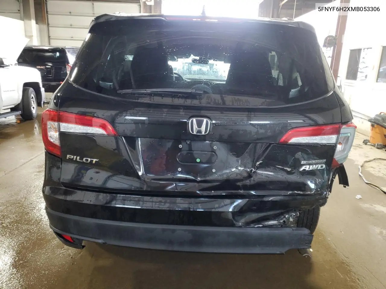 2021 Honda Pilot Se VIN: 5FNYF6H2XMB053306 Lot: 63093285