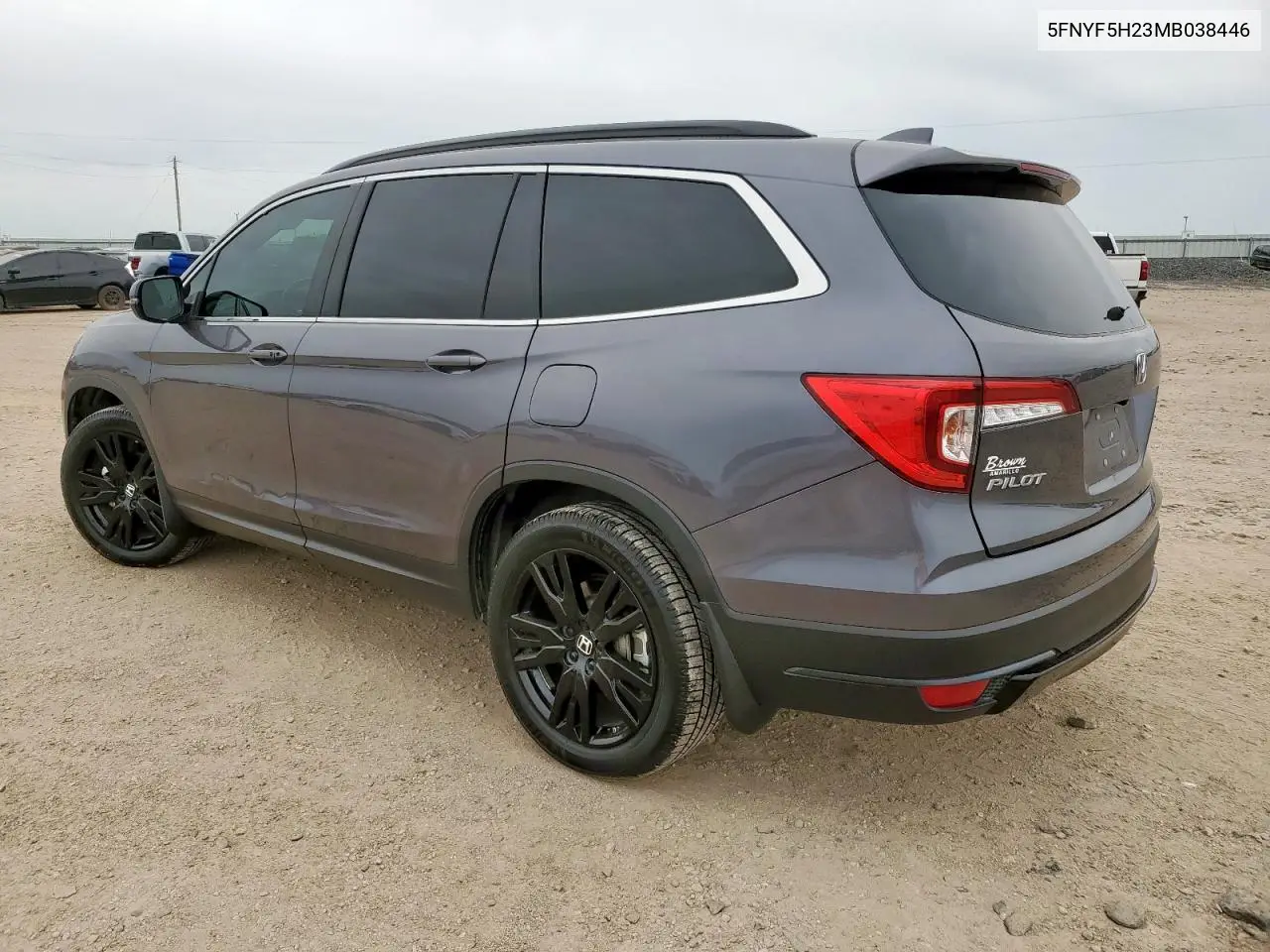 2021 Honda Pilot Se VIN: 5FNYF5H23MB038446 Lot: 63108915