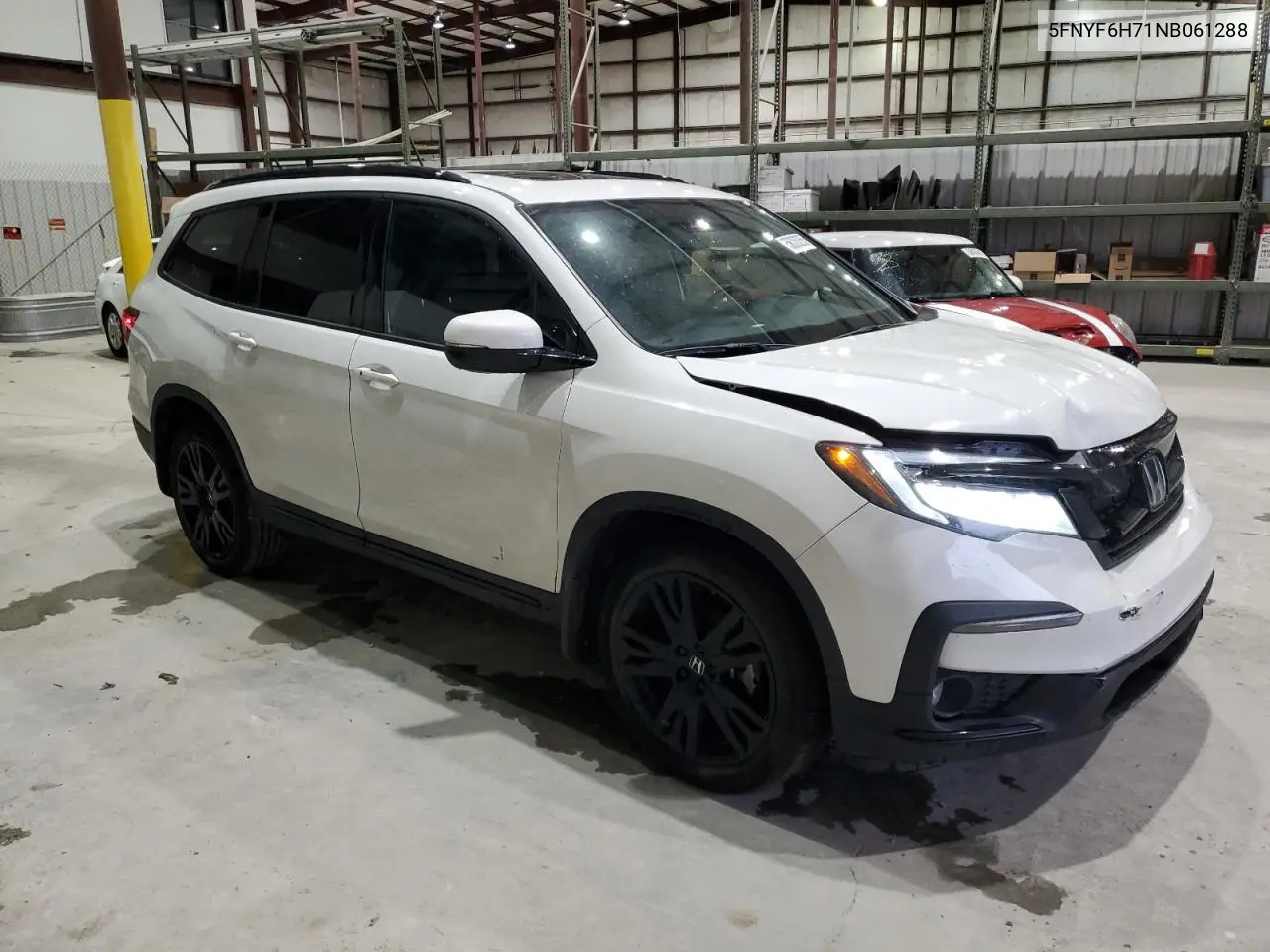 2022 Honda Pilot Black VIN: 5FNYF6H71NB061288 Lot: 58006255