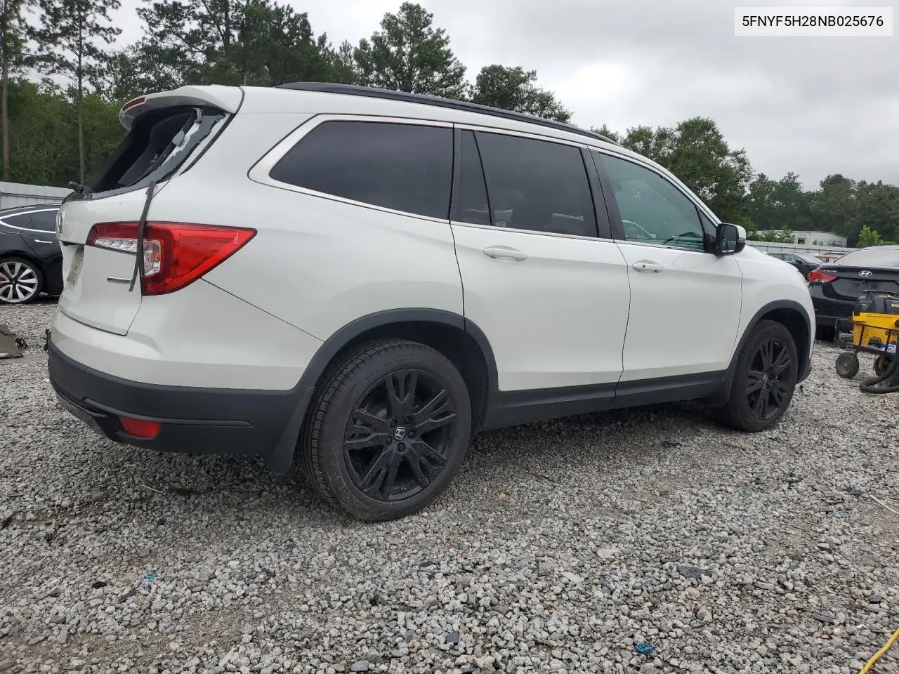 2022 Honda Pilot Se VIN: 5FNYF5H28NB025676 Lot: 62631695
