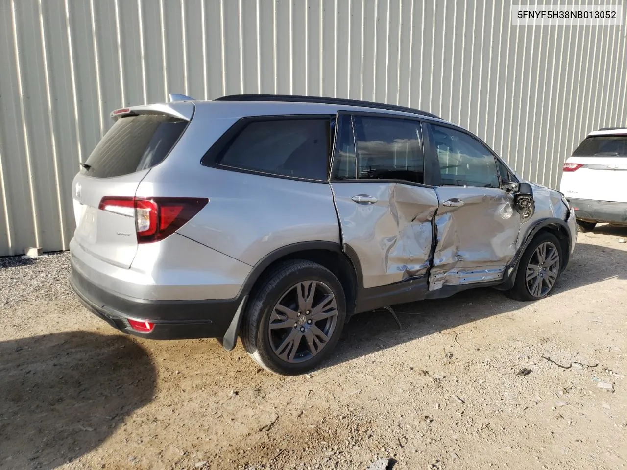 2022 Honda Pilot Sport VIN: 5FNYF5H38NB013052 Lot: 73313073
