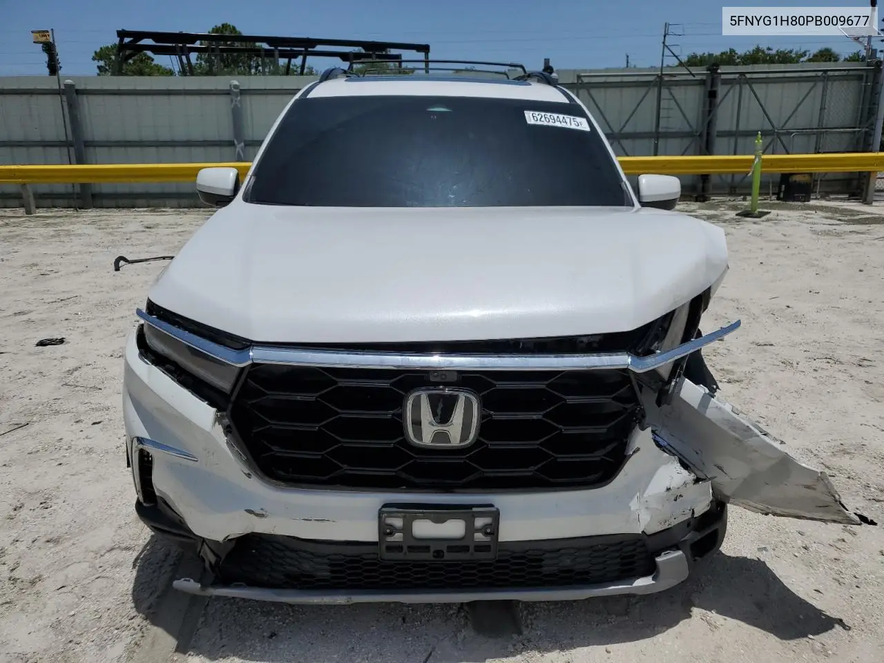2023 Honda Pilot Elite VIN: 5FNYG1H80PB009677 Lot: 62694475