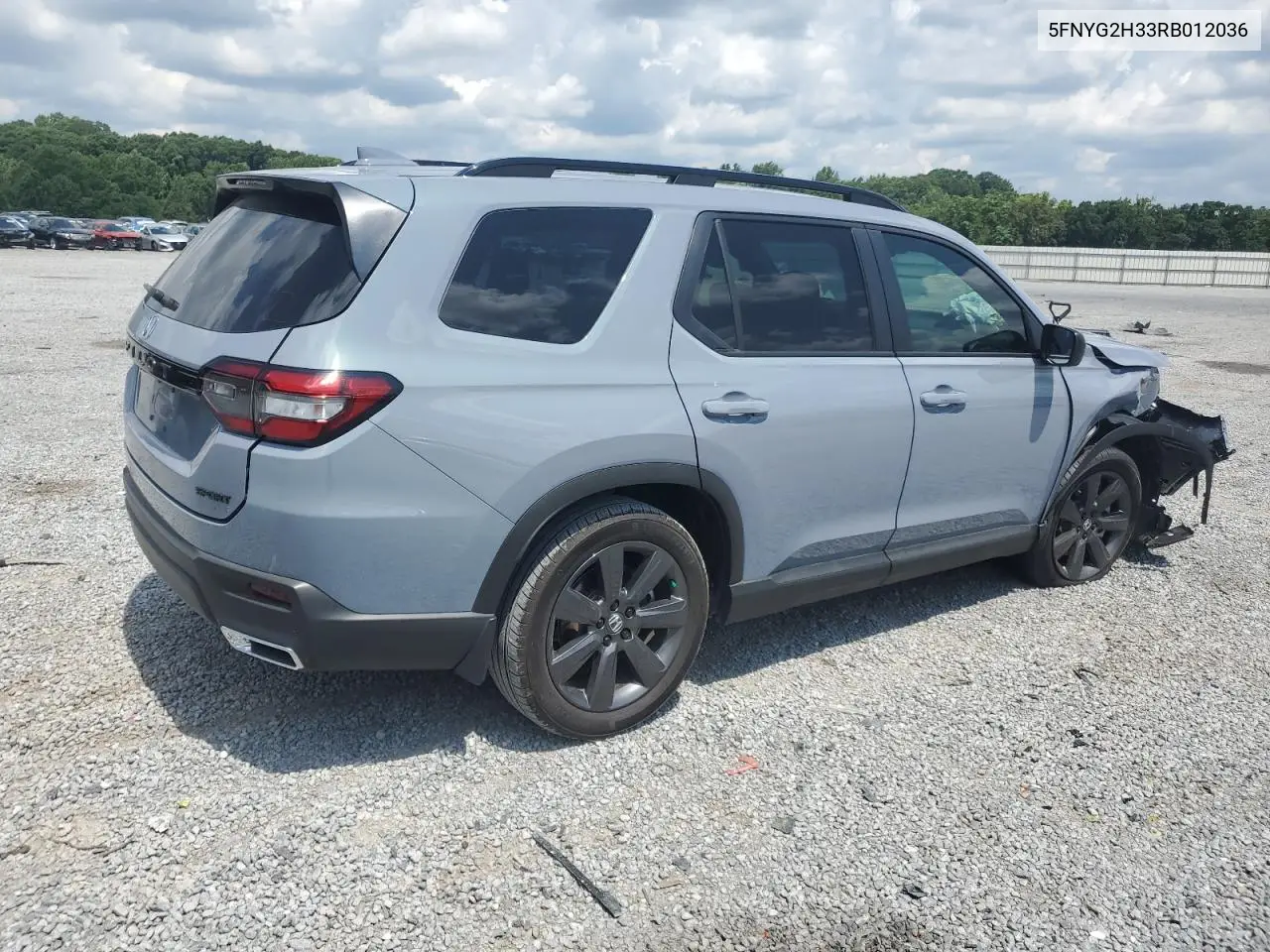 2024 Honda Pilot Sport VIN: 5FNYG2H33RB012036 Lot: 63045255