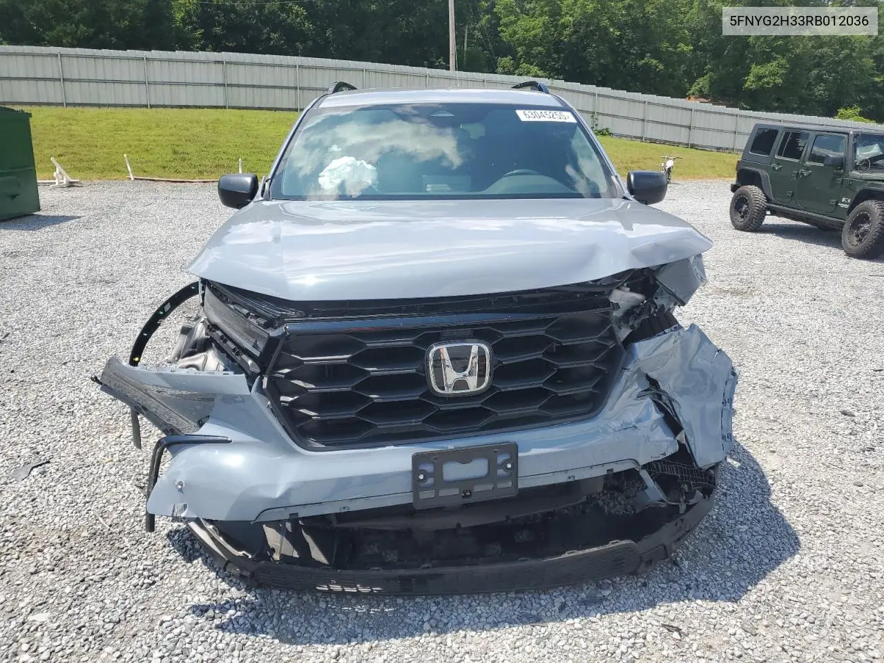 2024 Honda Pilot Sport VIN: 5FNYG2H33RB012036 Lot: 63045255