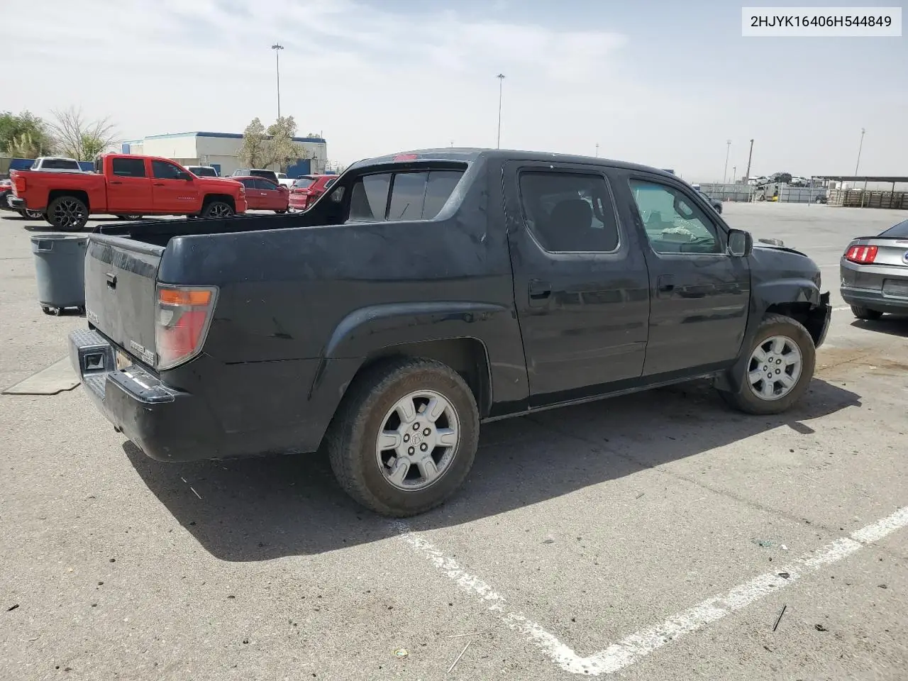 2006 Honda Ridgeline Rts VIN: 2HJYK16406H544849 Lot: 56016105