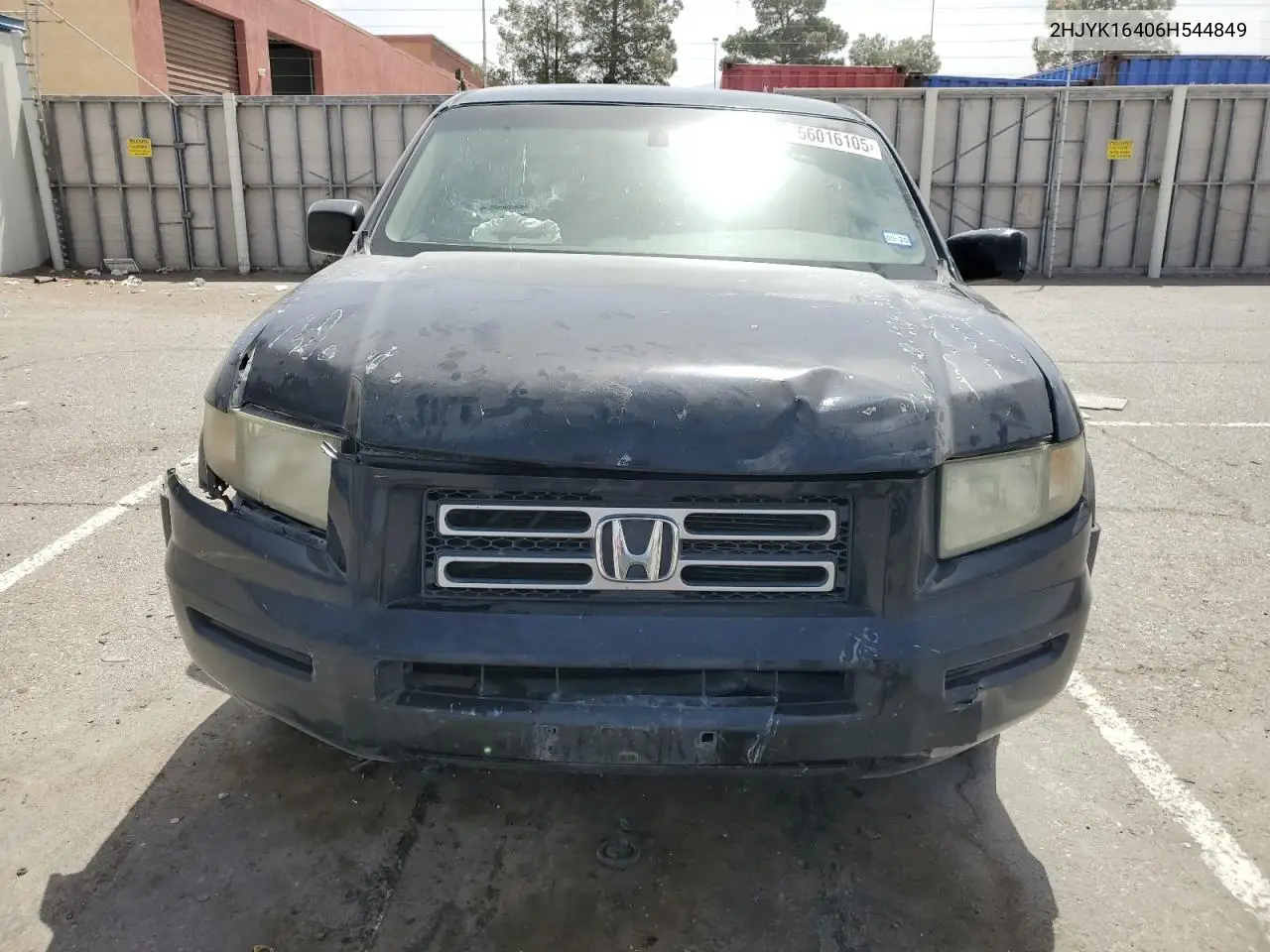 2006 Honda Ridgeline Rts VIN: 2HJYK16406H544849 Lot: 56016105