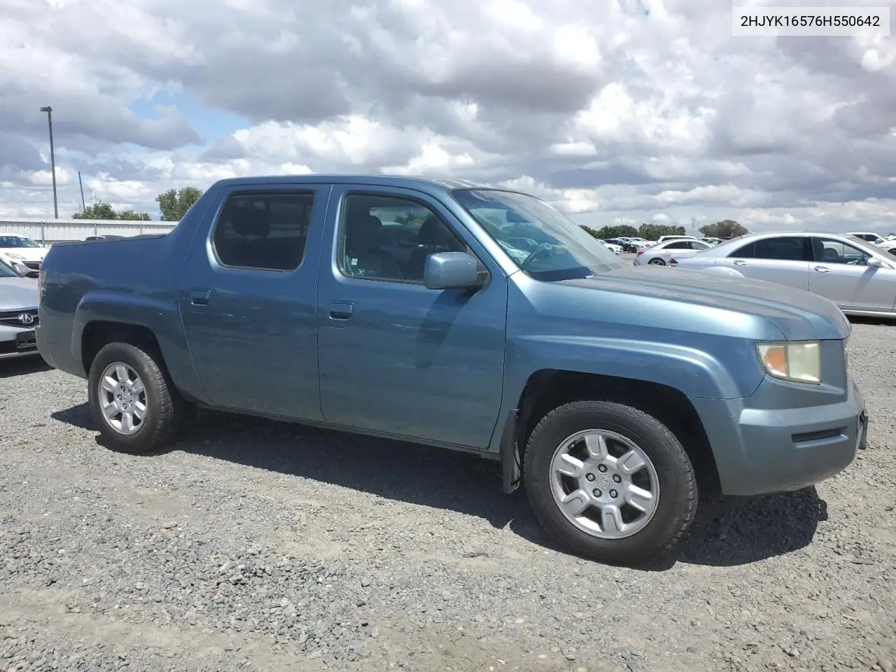 2006 Honda Ridgeline Rtl VIN: 2HJYK16576H550642 Lot: 56153455