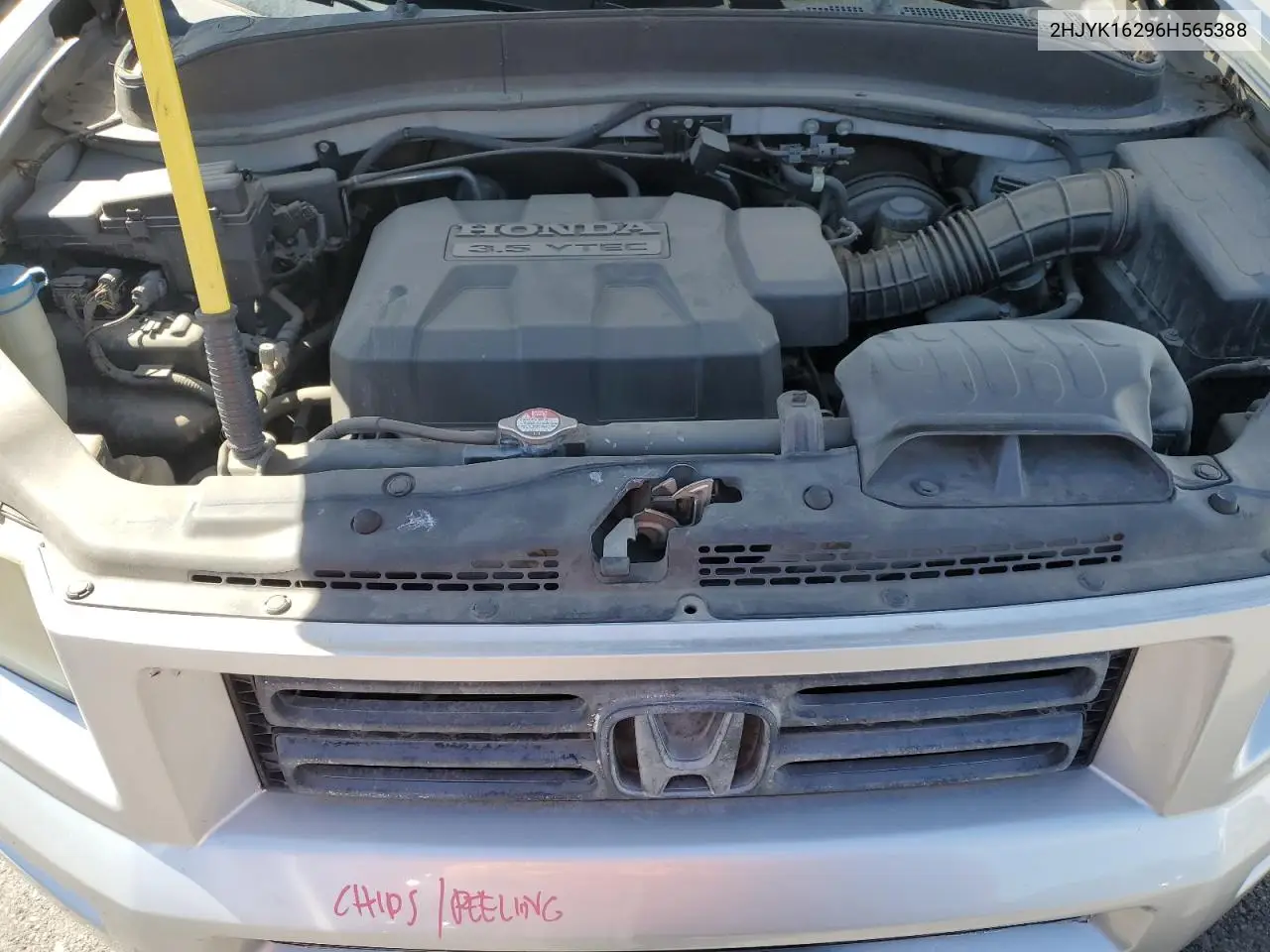 2006 Honda Ridgeline Rt VIN: 2HJYK16296H565388 Lot: 56490515