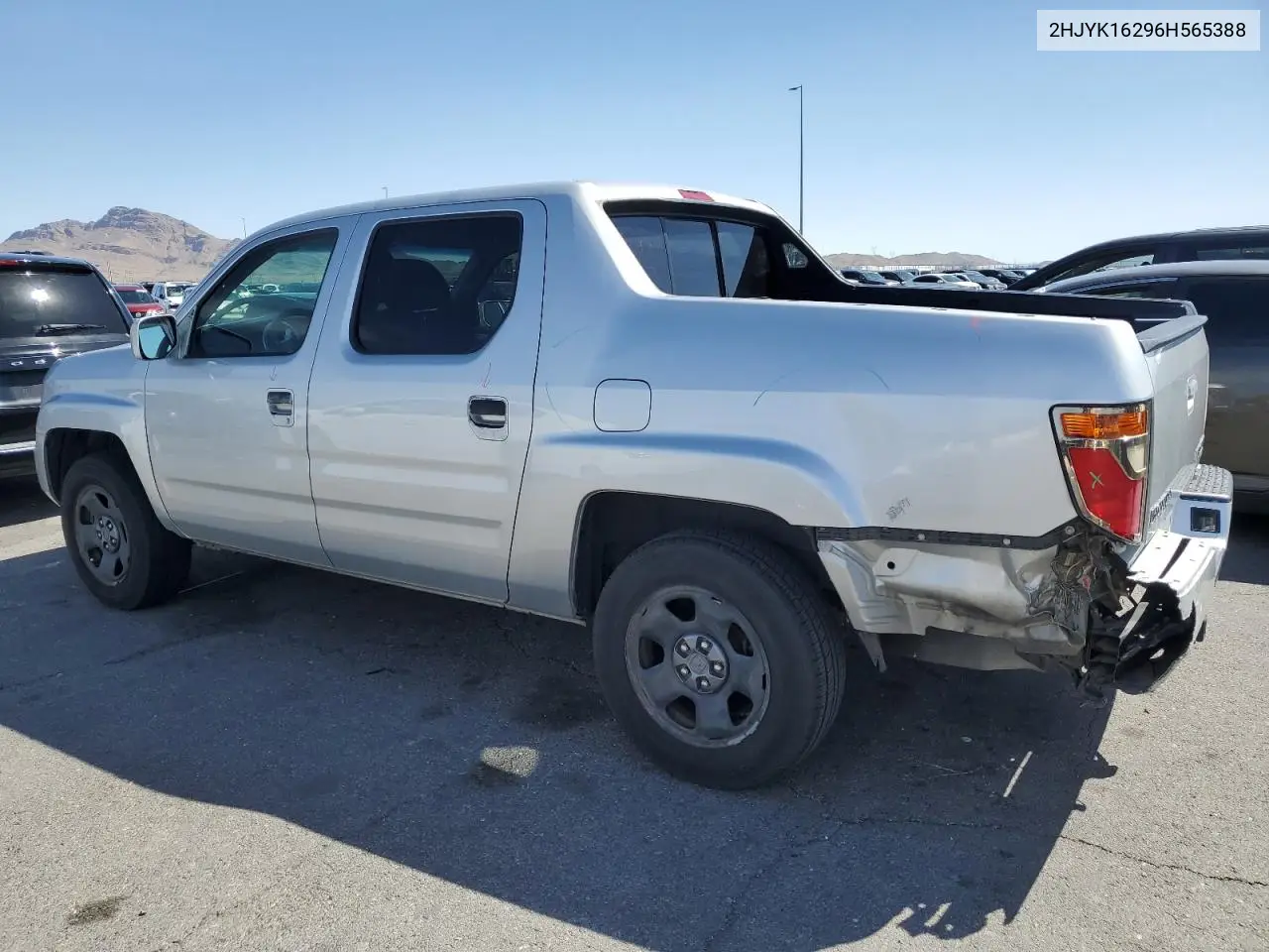2006 Honda Ridgeline Rt VIN: 2HJYK16296H565388 Lot: 56490515
