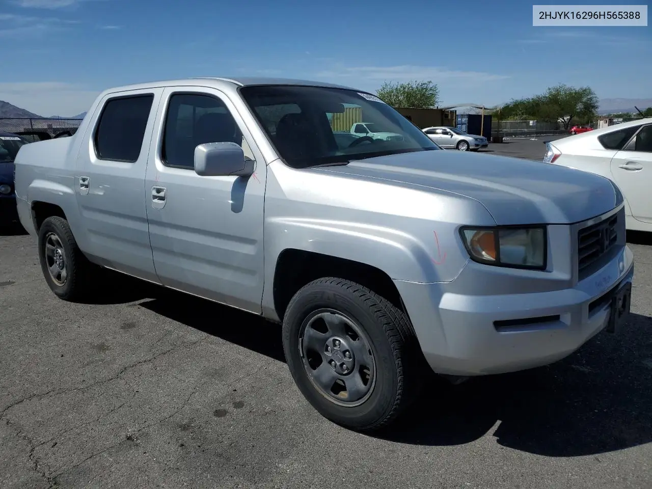 2006 Honda Ridgeline Rt VIN: 2HJYK16296H565388 Lot: 56490515